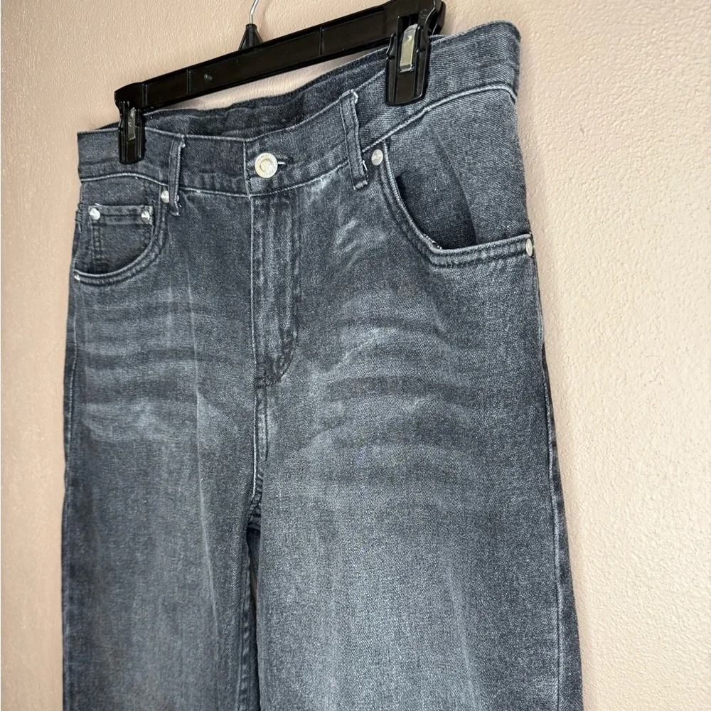Levi's Silvertab Jeans Boy's Size 20 Reg 30x32 Gray Dark Wash Straight Baggy